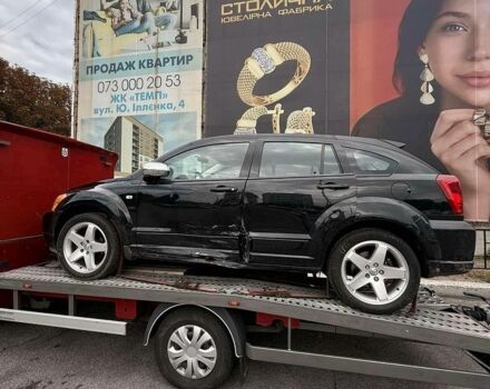 Черный Додж Калибер, объемом двигателя 2 л и пробегом 150 тыс. км за 3900 $, фото 1 на Automoto.ua