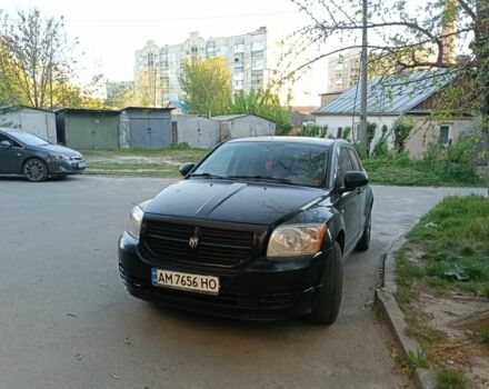 Черный Додж Калибер, объемом двигателя 2 л и пробегом 250 тыс. км за 3500 $, фото 1 на Automoto.ua
