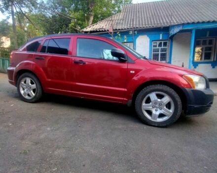 Красный Додж Калибер, объемом двигателя 2 л и пробегом 220 тыс. км за 4500 $, фото 1 на Automoto.ua