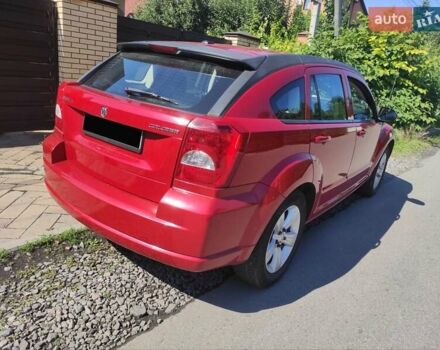 Красный Додж Калибер, объемом двигателя 2 л и пробегом 212 тыс. км за 9200 $, фото 5 на Automoto.ua
