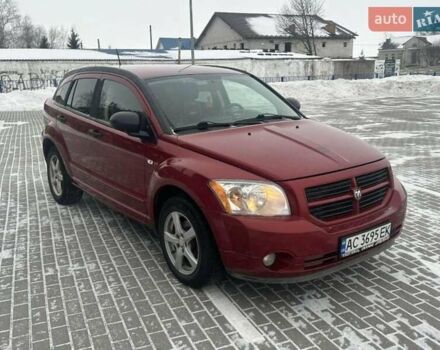 Красный Додж Калибер, объемом двигателя 1.8 л и пробегом 220 тыс. км за 4650 $, фото 1 на Automoto.ua