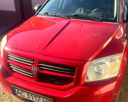 Красный Додж Калибер, объемом двигателя 2 л и пробегом 257 тыс. км за 5500 $, фото 1 на Automoto.ua