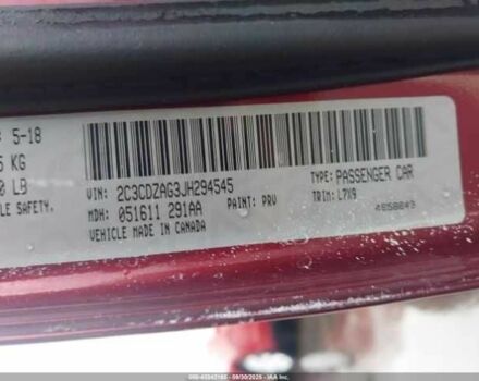 Додж Челенджер 2018 в Ровно на Automoto.ua Красный Додж Челенджер, объемом двигателя 3.6 л и пробегом 84 тыс. км за 4500 $, фото 8 на Automoto.ua