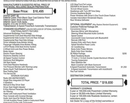 Черный Додж Дарт, объемом двигателя 2 л и пробегом 70 тыс. км за 7000 $, фото 9 на Automoto.ua