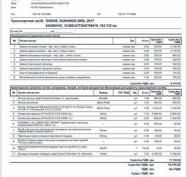 Красный Додж Дюранго, объемом двигателя 5.65 л и пробегом 168 тыс. км за 28000 $, фото 27 на Automoto.ua
