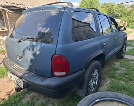 Синий Додж Дюранго, объемом двигателя 5 л и пробегом 279 тыс. км за 2999 $, фото 2 на Automoto.ua