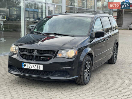 Черный Додж Гранд Караван, объемом двигателя 3.6 л и пробегом 130 тыс. км за 11500 $, фото 1 на Automoto.ua