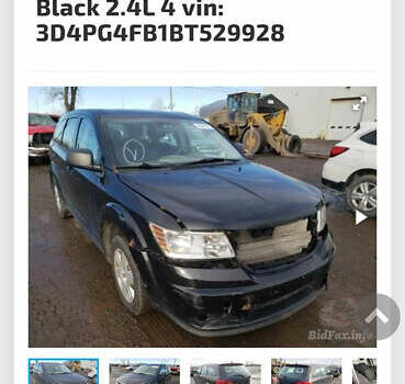 Черный Додж Джорни, объемом двигателя 2.4 л и пробегом 154 тыс. км за 8900 $, фото 11 на Automoto.ua