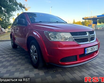 Красный Додж Джорни, объемом двигателя 2.4 л и пробегом 215 тыс. км за 9500 $, фото 1 на Automoto.ua