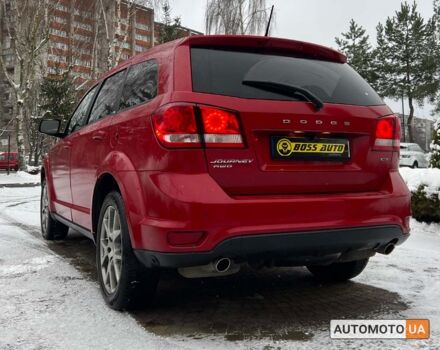 Красный Додж Джорни, объемом двигателя 3.6 л и пробегом 140 тыс. км за 14200 $, фото 4 на Automoto.ua
