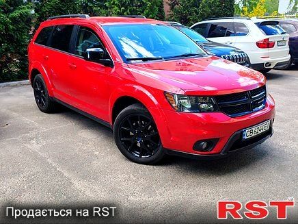 Красный Додж Джорни, объемом двигателя 2.4 л и пробегом 182 тыс. км за 10350 $, фото 1 на Automoto.ua