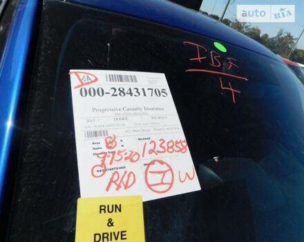 Синий Додж Джорни, объемом двигателя 2.4 л и пробегом 260 тыс. км за 8500 $, фото 51 на Automoto.ua