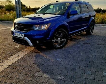 Синий Додж Джорни, объемом двигателя 3.6 л и пробегом 205 тыс. км за 10500 $, фото 1 на Automoto.ua