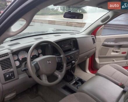 Красный Додж RAM 1500, объемом двигателя 3.7 л и пробегом 215 тыс. км за 8650 $, фото 1 на Automoto.ua