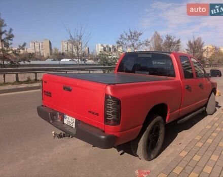 Красный Додж RAM 1500, объемом двигателя 5.7 л и пробегом 290 тыс. км за 15999 $, фото 2 на Automoto.ua