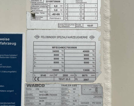 Белый Фелдбиндер EUT, объемом двигателя 0 л и пробегом 1 тыс. км за 24450 $, фото 2 на Automoto.ua