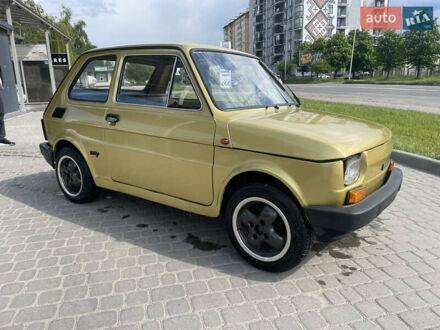 Желтый Фиат 126, объемом двигателя 0.65 л и пробегом 50 тыс. км за 1500 $, фото 1 на Automoto.ua