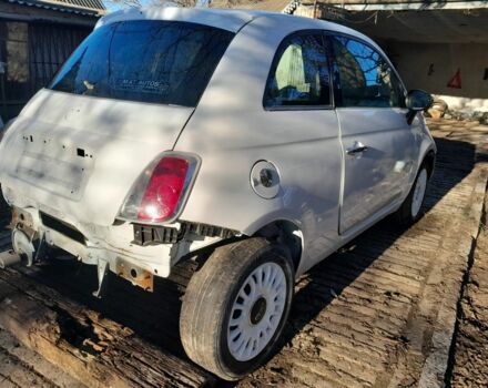 Белый Фиат 500, объемом двигателя 1.4 л и пробегом 69 тыс. км за 4200 $, фото 1 на Automoto.ua