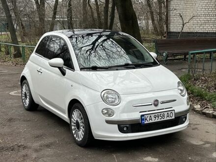 Белый Фиат 500, объемом двигателя 1.2 л и пробегом 132 тыс. км за 4900 $, фото 1 на Automoto.ua