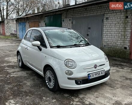 Белый Фиат 500, объемом двигателя 1.24 л и пробегом 131 тыс. км за 4600 $, фото 1 на Automoto.ua