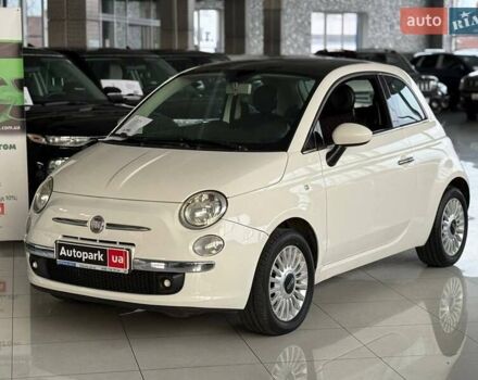 Белый Фиат 500, объемом двигателя 1.4 л и пробегом 100 тыс. км за 6940 $, фото 1 на Automoto.ua