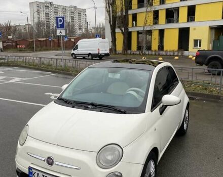 Белый Фиат 500, объемом двигателя 1.24 л и пробегом 140 тыс. км за 6700 $, фото 1 на Automoto.ua