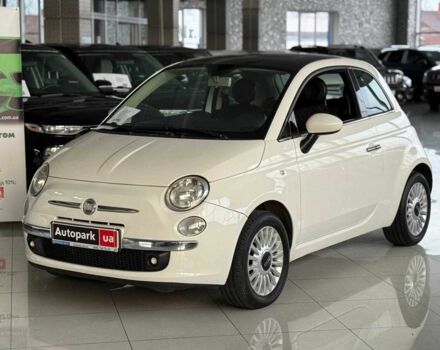 Белый Фиат 500, объемом двигателя 1.4 л и пробегом 100 тыс. км за 6940 $, фото 1 на Automoto.ua
