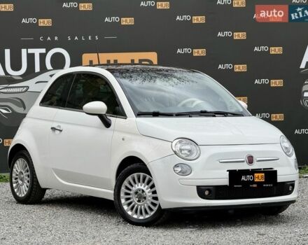 Белый Фиат 500, объемом двигателя 1.24 л и пробегом 123 тыс. км за 6900 $, фото 1 на Automoto.ua