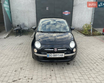 Черный Фиат 500, объемом двигателя 1.24 л и пробегом 235 тыс. км за 6600 $, фото 2 на Automoto.ua
