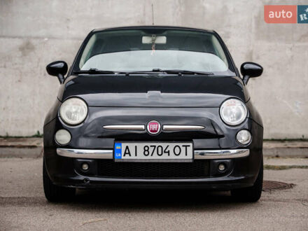 Черный Фиат 500, объемом двигателя 1.24 л и пробегом 180 тыс. км за 6800 $, фото 1 на Automoto.ua