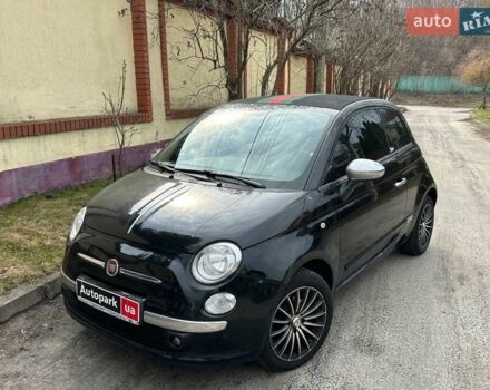 Черный Фиат 500, объемом двигателя 0.9 л и пробегом 78 тыс. км за 7990 $, фото 1 на Automoto.ua