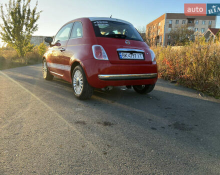 Фиат 500 2008 в Ровно на Automoto.ua Красный Фиат 500, объемом двигателя 1.24 л и пробегом 212 тыс. км за 5900 $, фото 5 на Automoto.ua