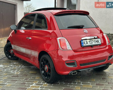 Красный Фиат 500, объемом двигателя 1.4 л и пробегом 125 тыс. км за 7400 $, фото 1 на Automoto.ua