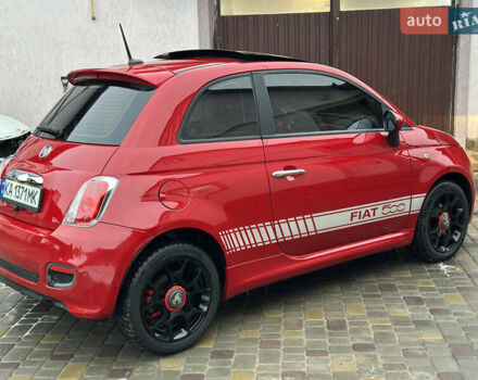 Красный Фиат 500, объемом двигателя 1.4 л и пробегом 125 тыс. км за 7400 $, фото 2 на Automoto.ua