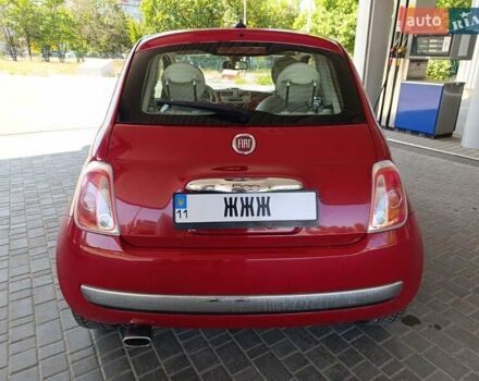 Красный Фиат 500, объемом двигателя 1.37 л и пробегом 132 тыс. км за 7700 $, фото 12 на Automoto.ua