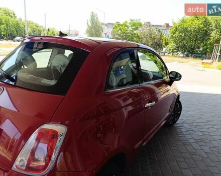 Красный Фиат 500, объемом двигателя 1.37 л и пробегом 132 тыс. км за 7700 $, фото 21 на Automoto.ua