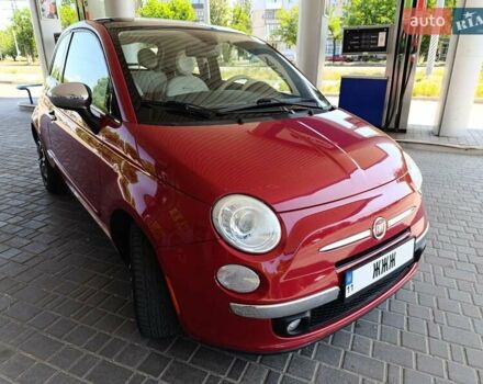 Красный Фиат 500, объемом двигателя 1.37 л и пробегом 132 тыс. км за 7700 $, фото 5 на Automoto.ua