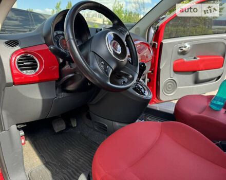 Красный Фиат 500, объемом двигателя 1.4 л и пробегом 129 тыс. км за 7700 $, фото 11 на Automoto.ua