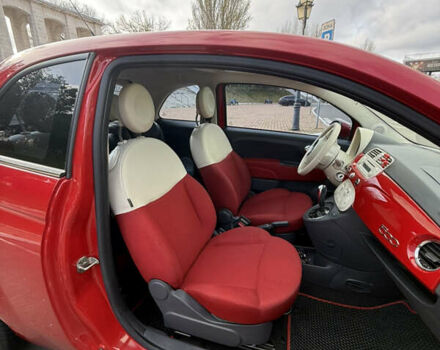 Красный Фиат 500, объемом двигателя 1.24 л и пробегом 121 тыс. км за 6700 $, фото 30 на Automoto.ua