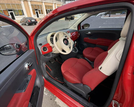 Красный Фиат 500, объемом двигателя 1.24 л и пробегом 121 тыс. км за 6700 $, фото 6 на Automoto.ua