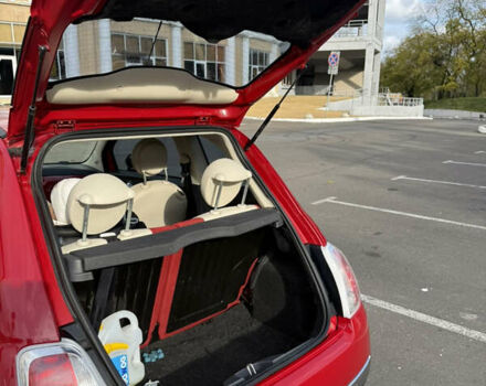 Красный Фиат 500, объемом двигателя 1.24 л и пробегом 121 тыс. км за 6700 $, фото 26 на Automoto.ua