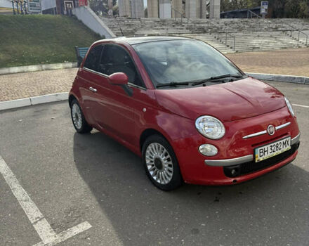 Красный Фиат 500, объемом двигателя 1.24 л и пробегом 121 тыс. км за 6700 $, фото 1 на Automoto.ua