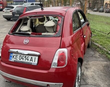 Красный Фиат 500, объемом двигателя 1.2 л и пробегом 95 тыс. км за 999 $, фото 3 на Automoto.ua