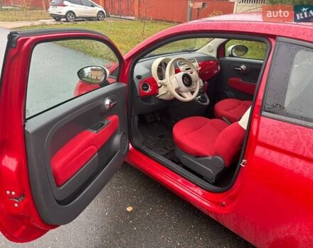 Красный Фиат 500, объемом двигателя 1.24 л и пробегом 98 тыс. км за 7300 $, фото 13 на Automoto.ua
