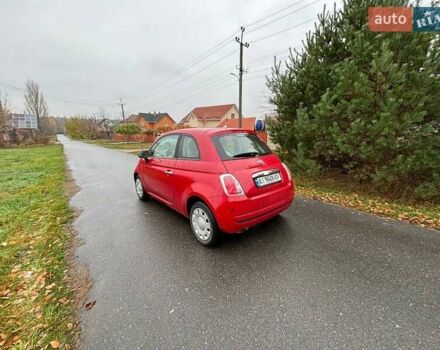 Красный Фиат 500, объемом двигателя 1.24 л и пробегом 98 тыс. км за 7300 $, фото 7 на Automoto.ua