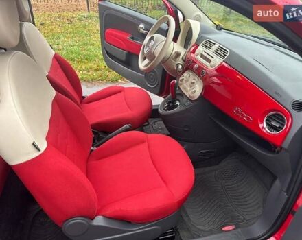 Красный Фиат 500, объемом двигателя 1.24 л и пробегом 98 тыс. км за 7300 $, фото 18 на Automoto.ua