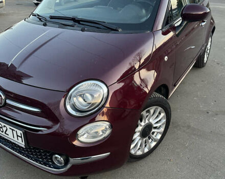 Красный Фиат 500, объемом двигателя 1.24 л и пробегом 75 тыс. км за 9200 $, фото 1 на Automoto.ua