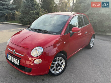 Красный Фиат 500, объемом двигателя 1.37 л и пробегом 118 тыс. км за 5600 $, фото 1 на Automoto.ua