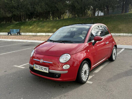 Красный Фиат 500, объемом двигателя 1.24 л и пробегом 121 тыс. км за 6700 $, фото 1 на Automoto.ua