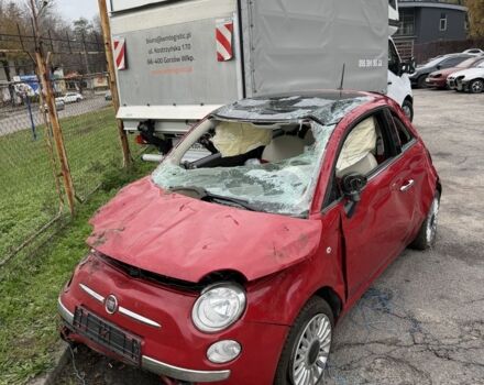 Красный Фиат 500, объемом двигателя 1.2 л и пробегом 95 тыс. км за 999 $, фото 1 на Automoto.ua